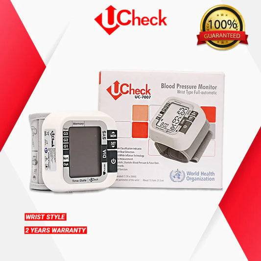 Ucheck Blood Pressure Monitor UC 7007 Wrist