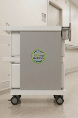 Ultrasound Trolley with IV Pole