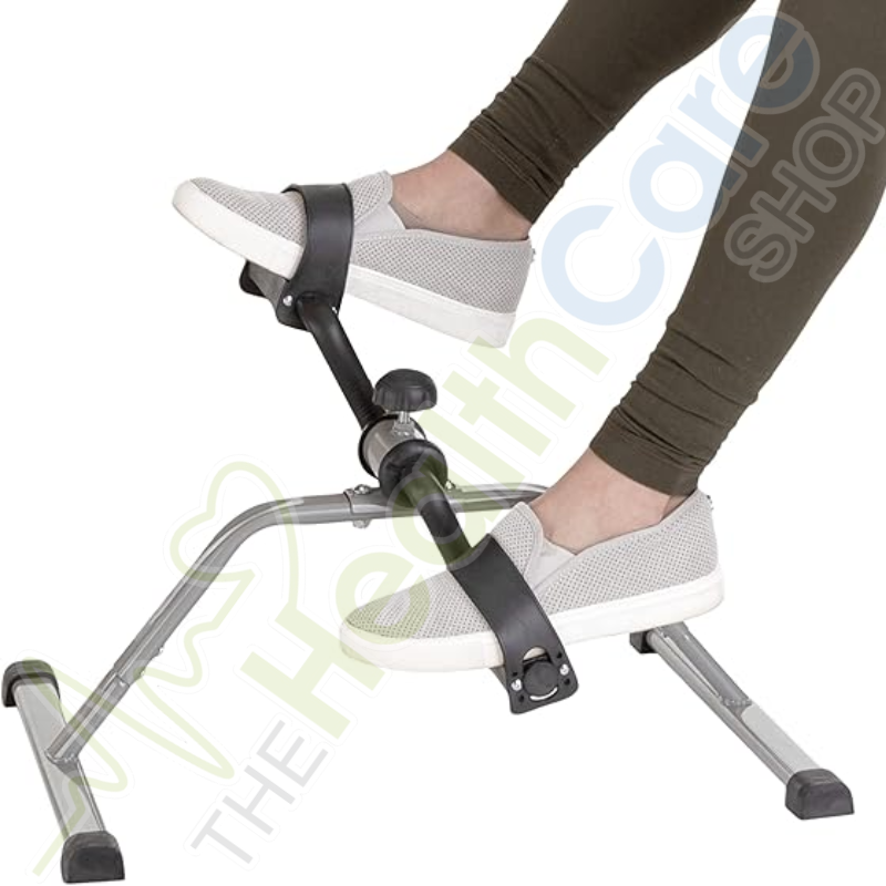 Under Desk Bike Pedal Exerciser – Compact, Adjustable, and Calorie Tracking