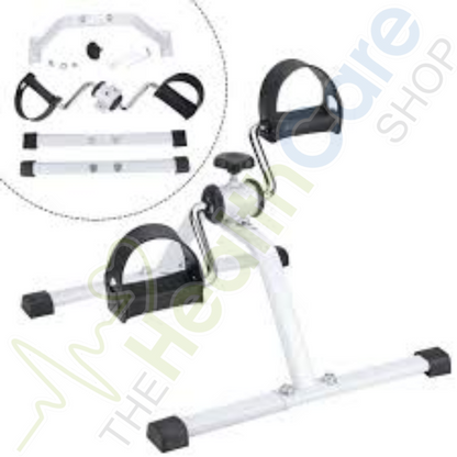 Under Desk Bike Pedal Exerciser – Compact, Adjustable, and Calorie Tracking