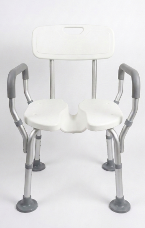Ergonomic Heavy-Duty Shower Chair with H-Shaped Design