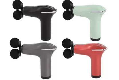 Premium Blueidea BLD-329 Dual-Head Fascial Gun - Deep Tissue Muscle Massager for Pain Relief