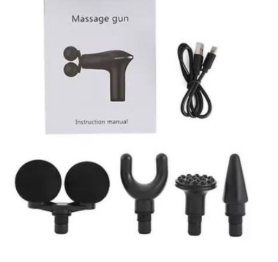 Premium Blueidea BLD-329 Dual-Head Fascial Gun - Deep Tissue Muscle Massager for Pain Relief