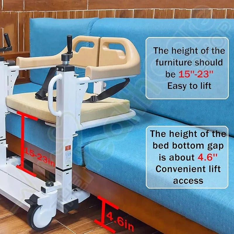 Imported Patient Lift-Transfer Wheelchair with Hydraulic System LC 7800