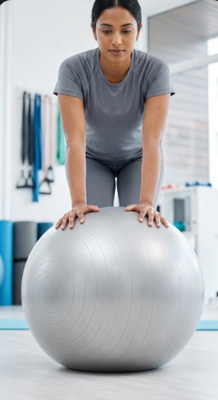 Blue Ocean Professional Grade Exercise & Stability Ball – 85cm (with Quick Pump)