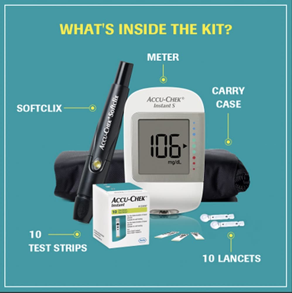 Accu Chek Instant S - Blood Glucometer - Sugar Test Machine Price in Pakistan