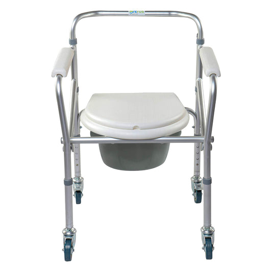 Aluminum Commode Chair – Foldable, Lightweight, Model CA-615-L