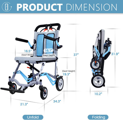 Foldable Lightweight Wheelchair LC 1411