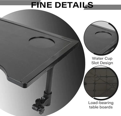 Adjustable Wheelchair Table – Portable & Height Adjustable Tray for Dining, Reading, and Laptop Use