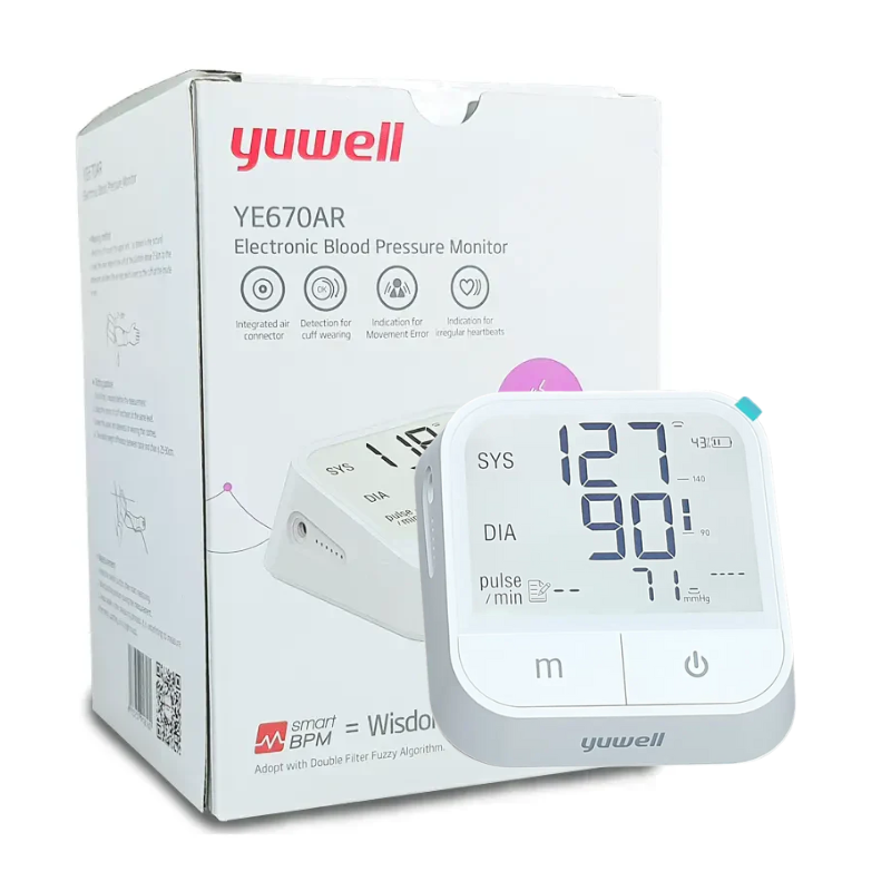 Blood Pressure Monitor Digital  Yuwell YE670AR Rechargeable
