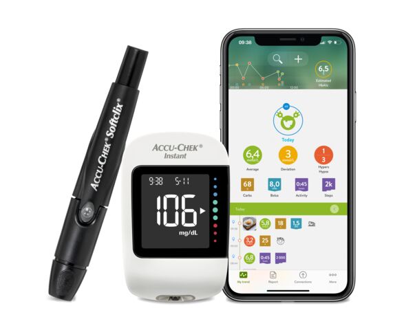Accu-Chek Instant Blood Glucose Monitor – Lifetime Warranty