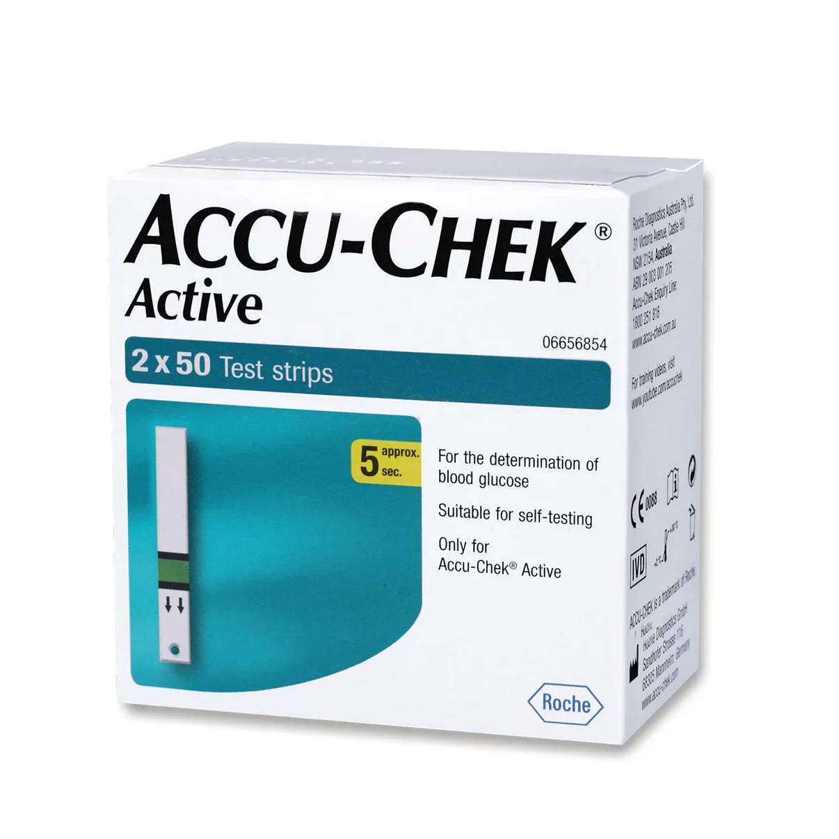 Accu-Chek Active (Blood Glucose) 100 Test Strips