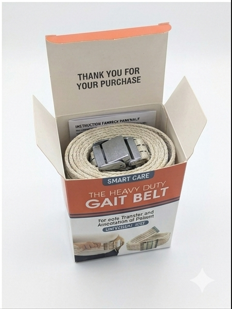 Smart Care Heavy Duty Gait Belt – For Safe Patient Transfer & Ambulation