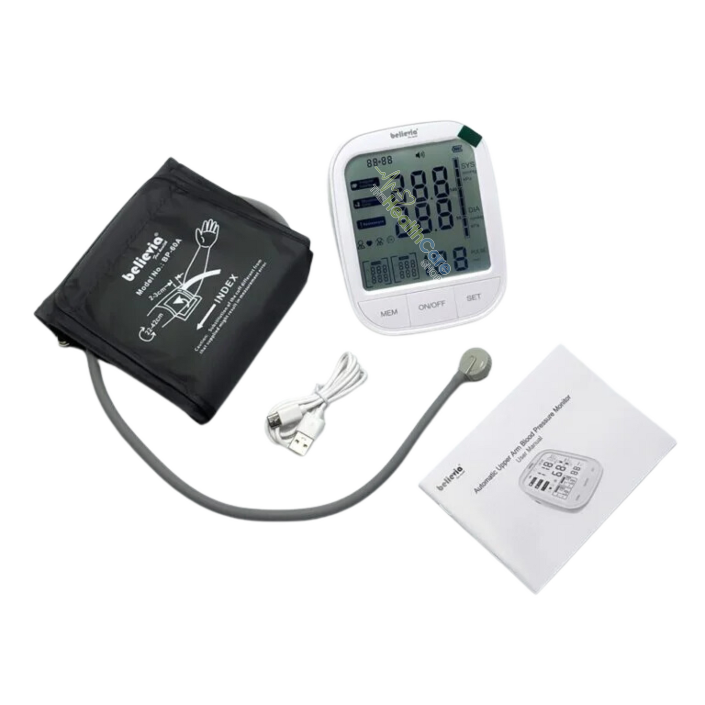 Believia BP-60A Rechargeable Arm-Type Blood Pressure Monitor