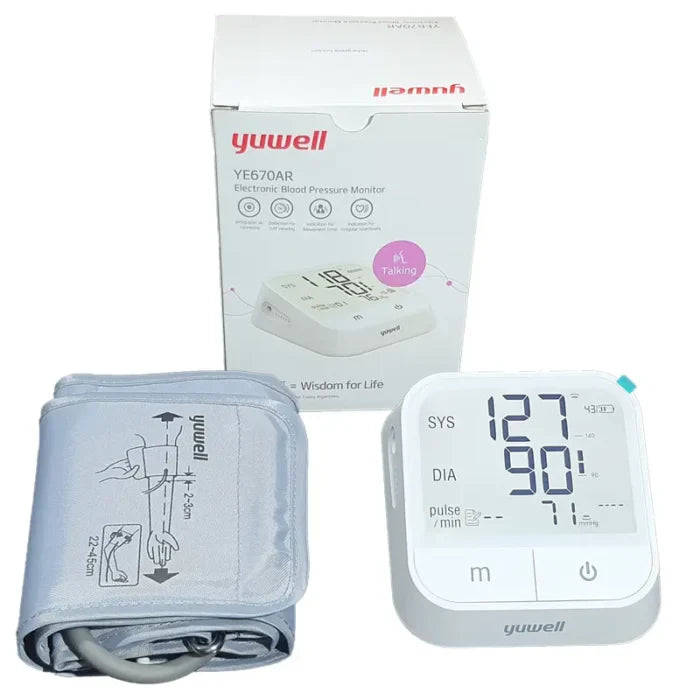 Blood Pressure Monitor Digital  Yuwell YE670AR Rechareable