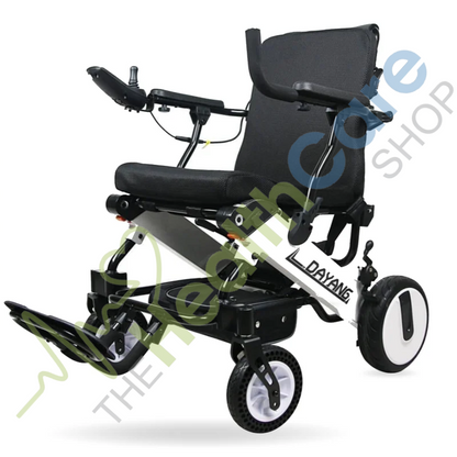 Electric Wheelchair – Foldable | Sturdy Lightweight Frame | Joystick Control |Model DY-105-LA