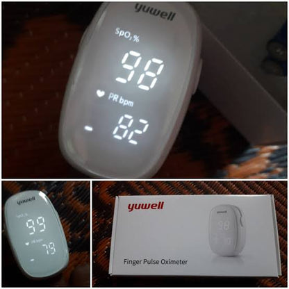 Yuwell Pulse Oximeter – Fingertip Oxygen Saturation & Heart Rate Monitor
