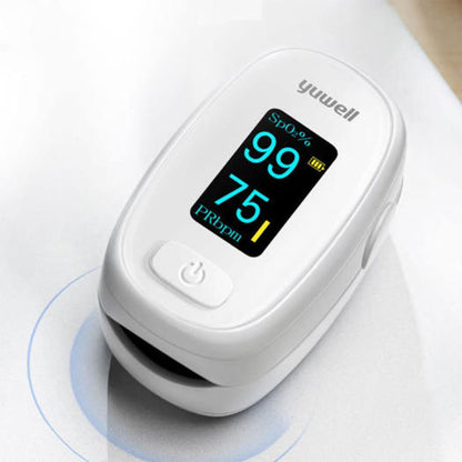 Yuwell Pulse Oximeter – Fingertip Oxygen Saturation & Heart Rate Monitor