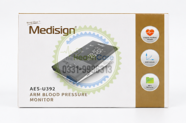 Medisign ARM Blood Pressure Monitor – AES-U392