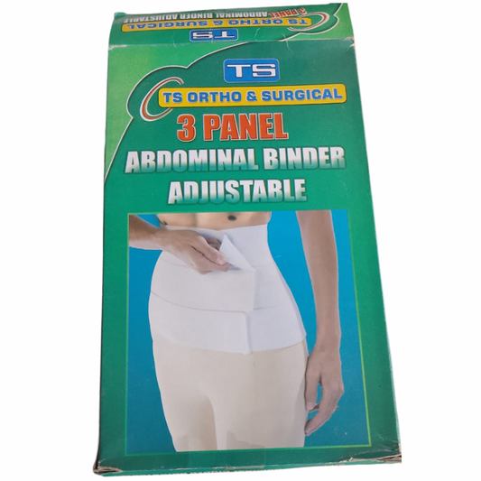 TS Ortho & Surgical 3-Panel Abdominal Binder – Adjustable Post-Surgical & Support Belt