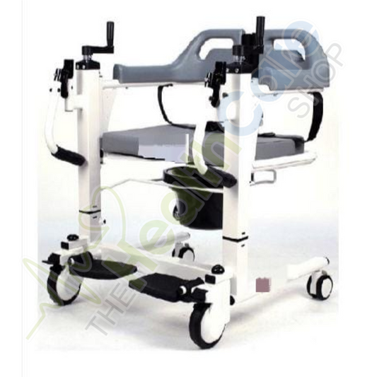 Lifecare Enterprises Fast Assemble Patient Lift & Transfer Wheelchair – Ideal for Bedridden Patients 1700LQ-51(Wide)