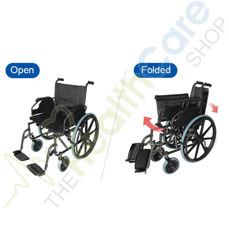 Wheelchair KY951B-56 – Heavy-Duty, Extra-Wide Seat & Comfortable Mobility Aid