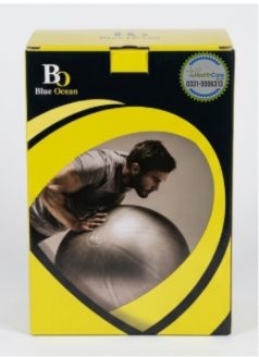 Blue Ocean Professional Grade Exercise & Stability Ball – 85cm (with Quick Pump)