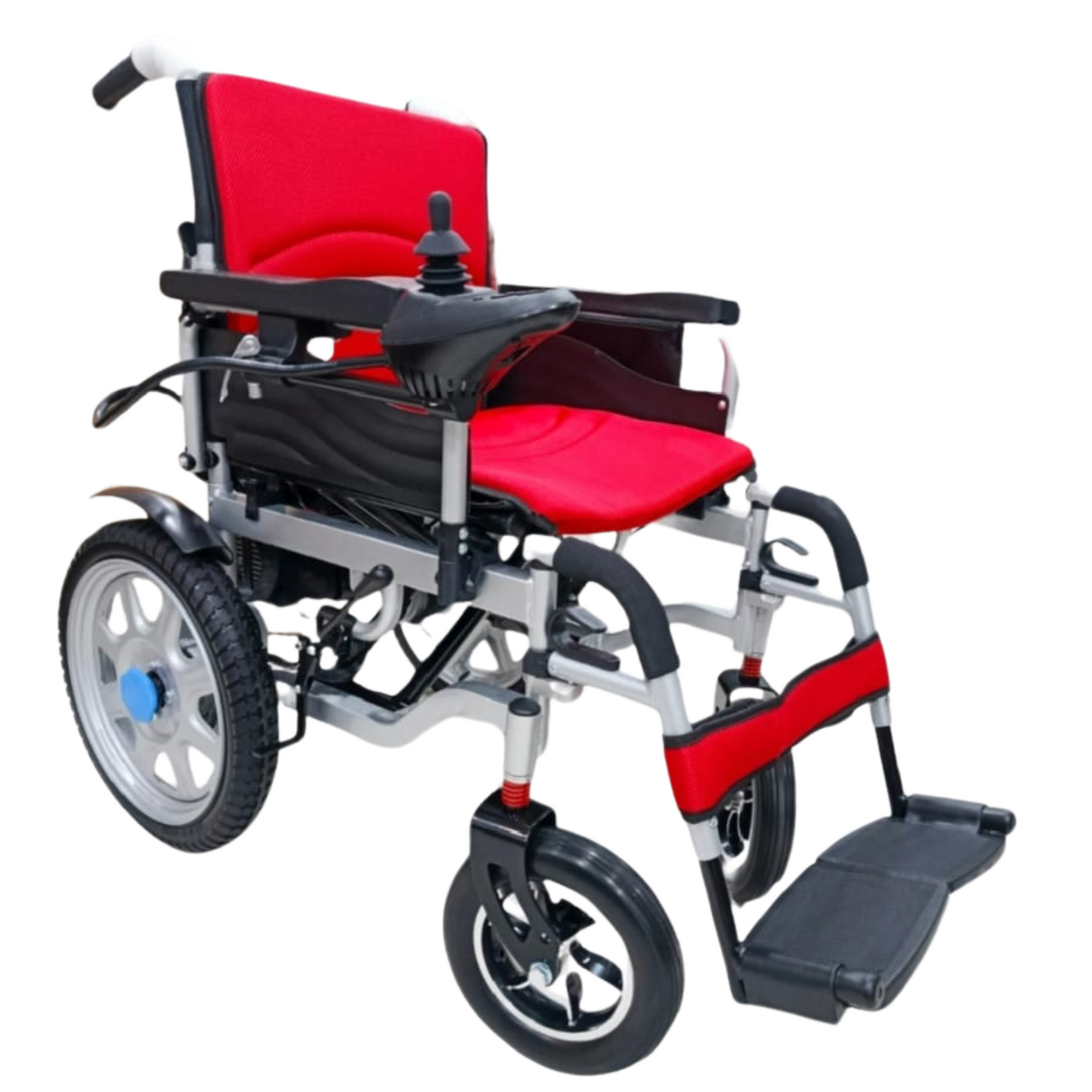 LC 6000 Wheelchair-Electric Wheelchair With Flip-Up Armrest  Lead Acid Battery, Low Cost