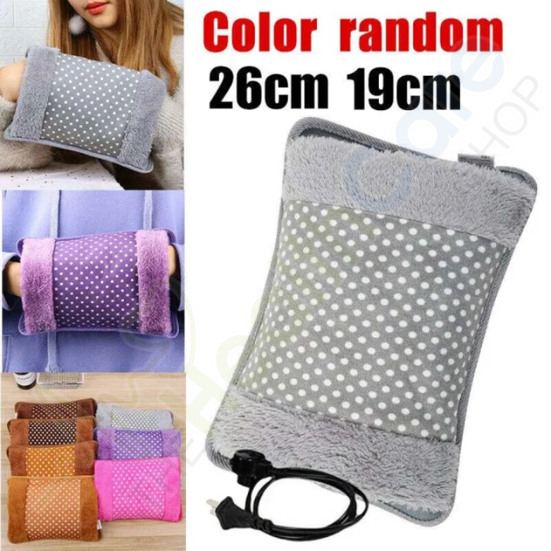 Electric Hot Water Bottle – Bed Hand Warmer & Massaging Heater Bag