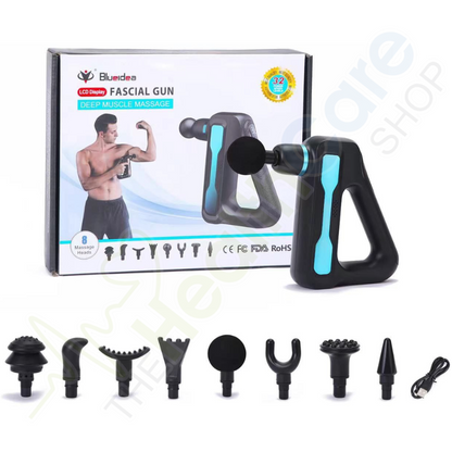 Blueidea Fascial Triangle Massager – Deep Tissue Muscle Massage with 8X Heads & Adjustable Speeds