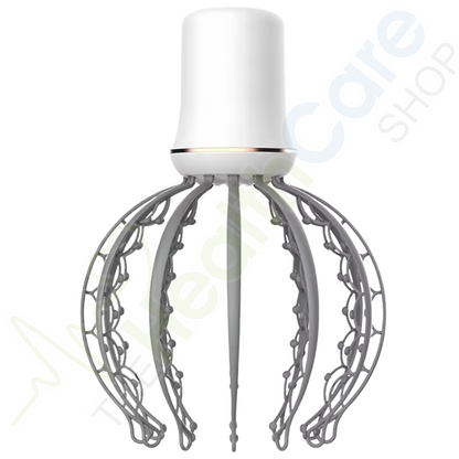 Electric Octopus Head Massager – Vibration Massage with 3 Modes, Detachable 12 Claws for Scalp & Migraine Relief