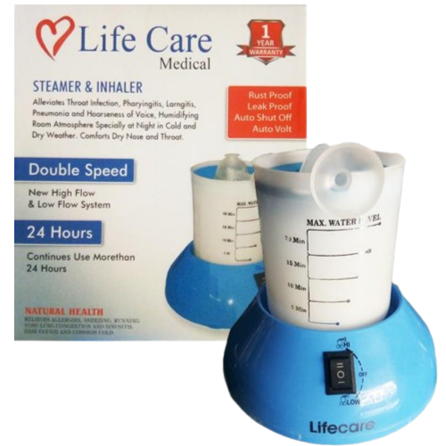 LifeCare Steamer and Inhaler 2 in 1 with Big Tank