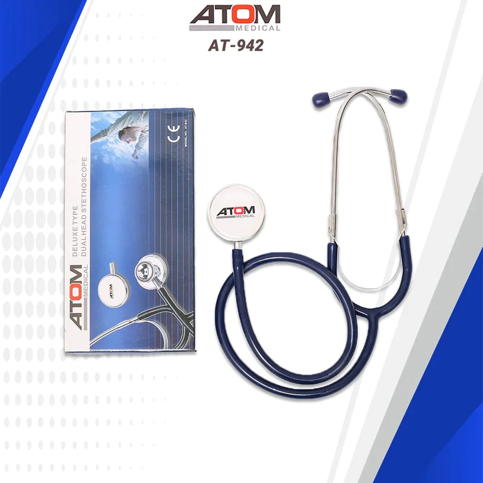 Atom Dual Head Stethoscope AT-942 – High-Performance Medical Stethoscope