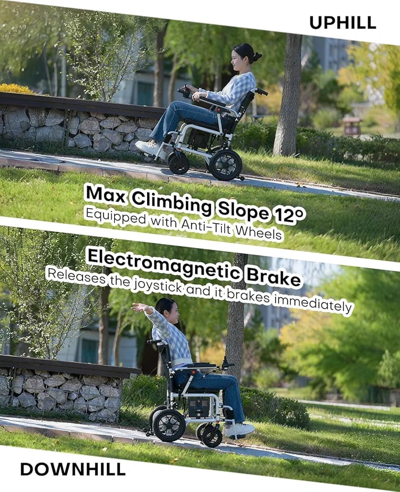 DY01123LA(2) Electric Folding Wheelchair