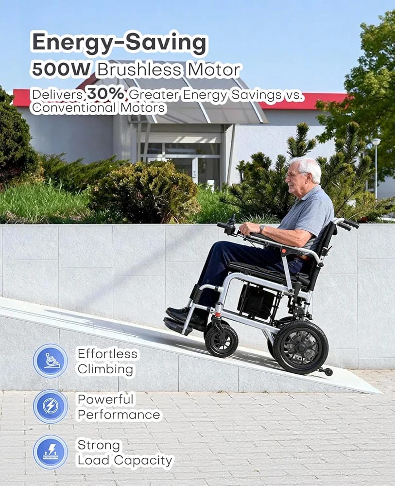 DY01123LA(2) Electric Folding Wheelchair