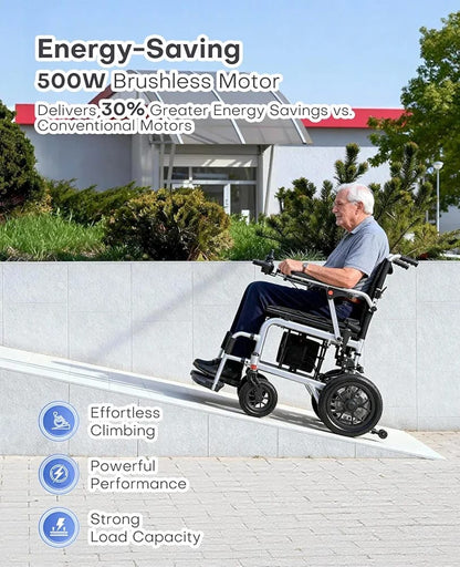 DY01123LA(2) Electric Folding Wheelchair