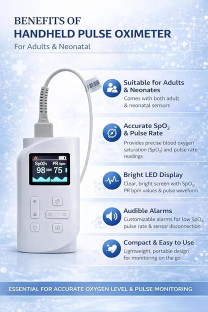 GUDYB Professional Handheld Pulse Oximeter P01