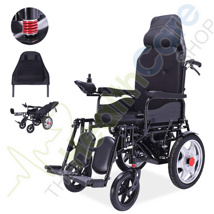 LC 2000 Electric Wheelchair – LC-2000 Reclining & Electric Footrest Wheelchair