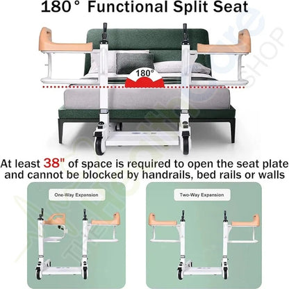 Imported Patient Lift-Transfer Wheelchair with Hydraulic System LC 7800