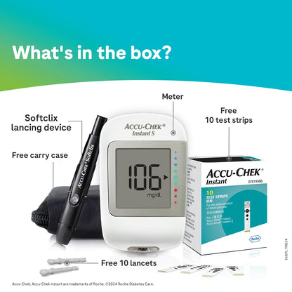 Accu Chek Instant S - Blood Glucometer - Sugar Test Machine Price in Pakistan