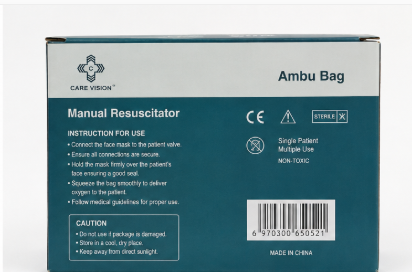 Care Vision Ambu Bag Manual Resuscitator