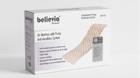 The Ultimate Medical Relief Solution: Believia AM-03 Anti-Decubitus Air Mattress with Pump