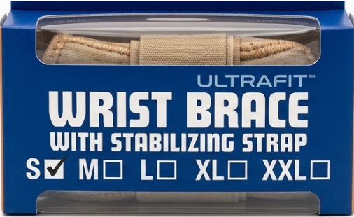 Wrist Brace with Stabilizing Strap