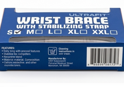 Wrist Brace with Stabilizing Strap