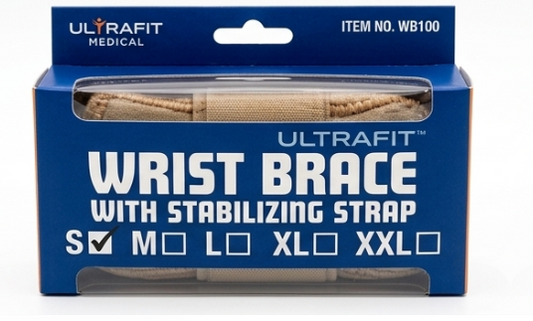 Wrist Brace with Stabilizing Strap