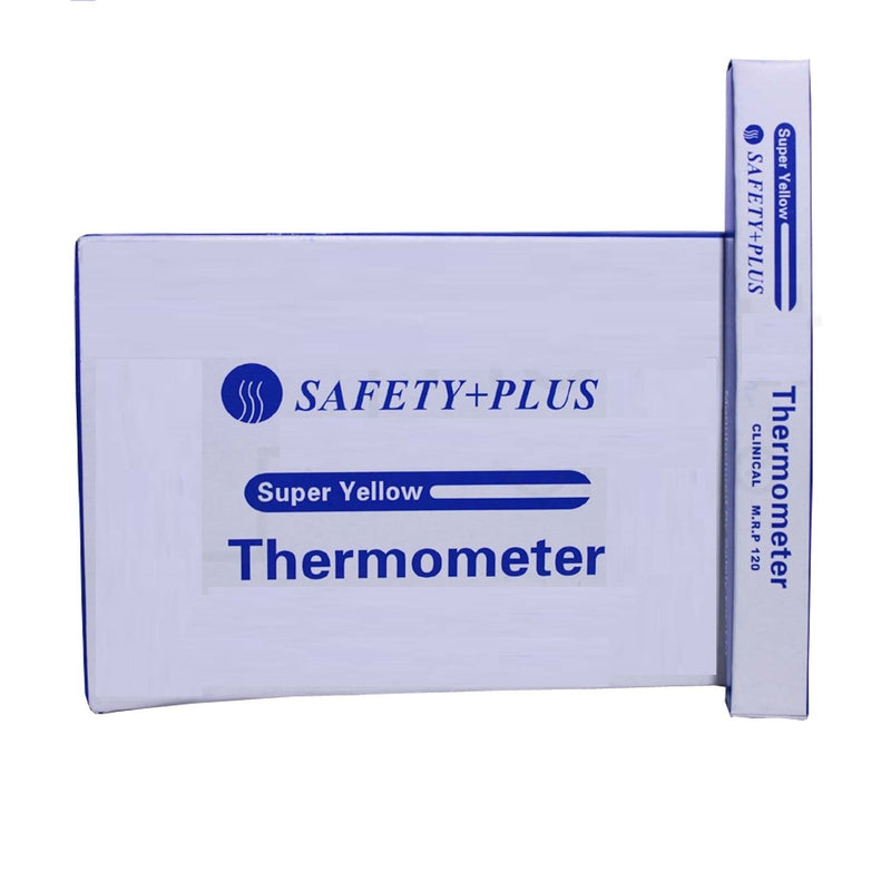 Thermometer Mercury Flat Safety