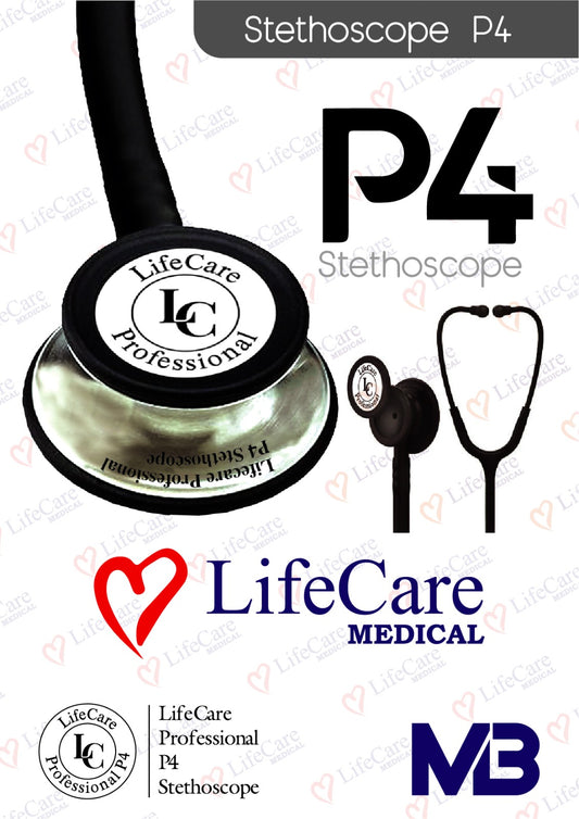 Life Care Professional Stethoscope P4 – Dual Head, Premium Acoustics