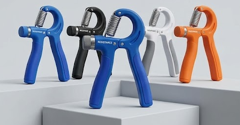 Adjustable Hand Gripper and Forearm Strengthener | 10kg to 60kg Resistance Hand Exerciser for Muscle Building, Injury Recovery, and Athletic Grip Training