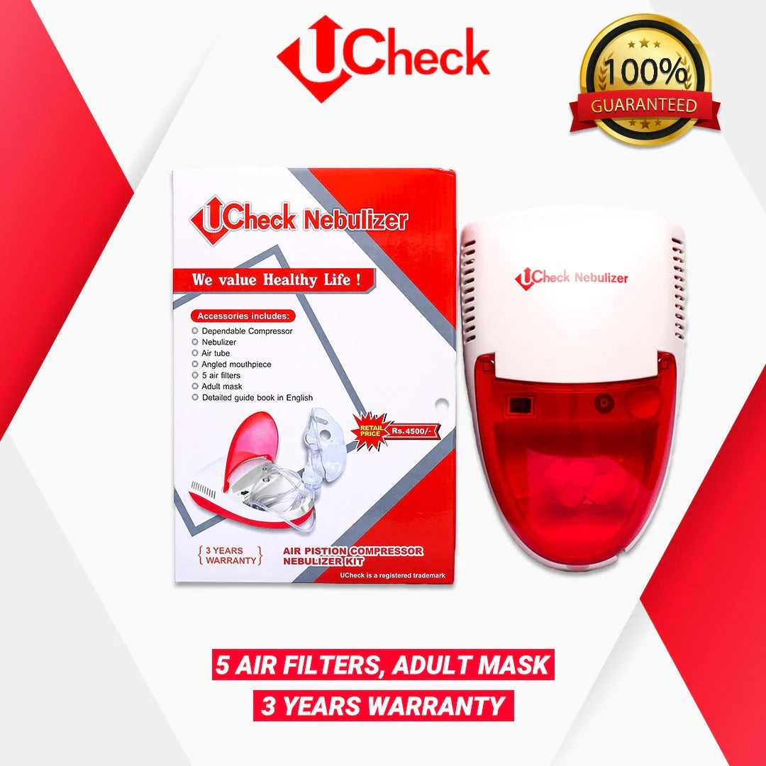 UCheck Nebulizer - Effective Respiratory Therapy with 3-Years Warranty ...