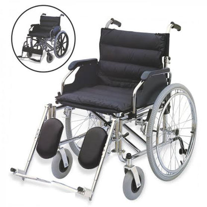 Wheelchair KY-951-AC  Extra Wide, Heavy-Duty Orthopedic Wheelchair with Flip Armrests & Elevating Footrests